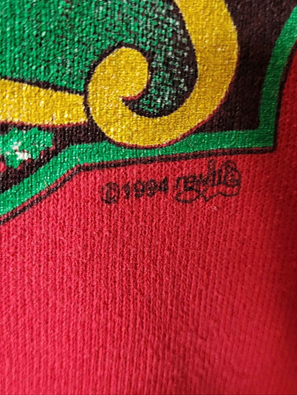 Vintage Lee Christmas Sweatshirt Large - Picture 4 of 8
